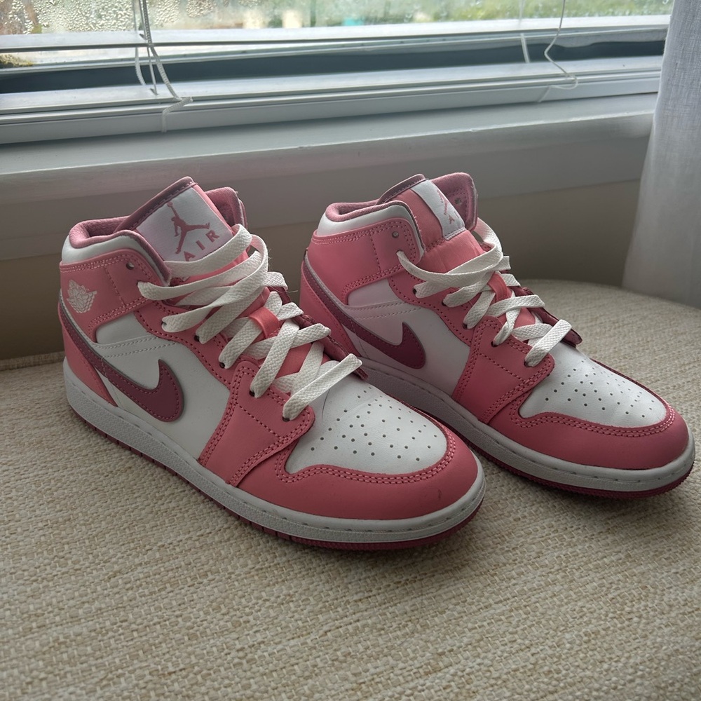 Jordan Pink and White High-Tops